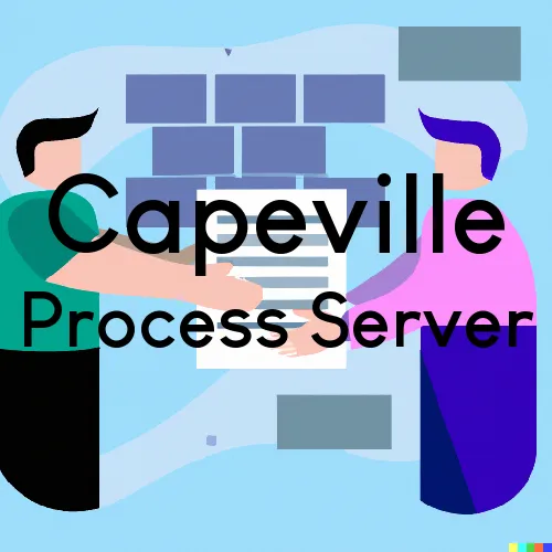 Capeville, VA Process Servers and Courtesy Copy Messengers