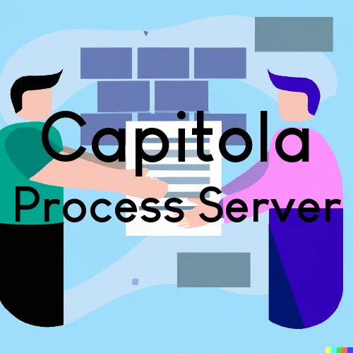 Capitola, California Process Server, “ABC Process and Court Services“ 
