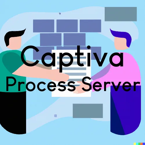 Captiva, Florida Process Servers -Process Services Now