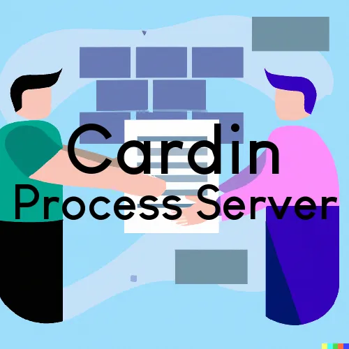 Cardin, Oklahoma Process Servers