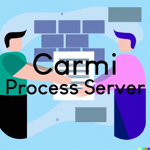 Carmi, IL Process Servers in Zip Code 62821