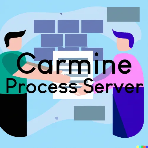 Carmine, Texas Process Servers and Field Agents