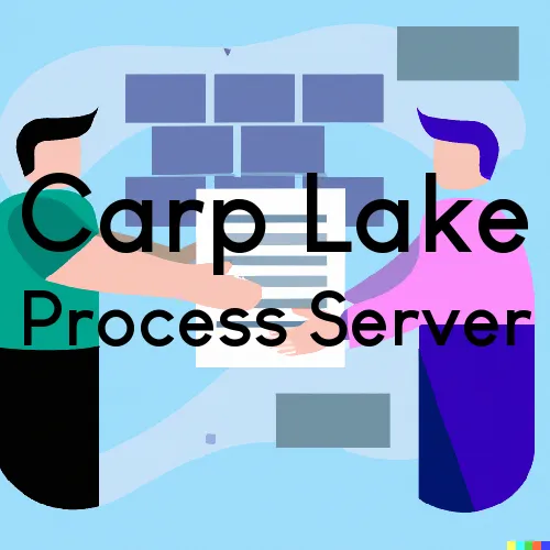 Carp Lake, MI Process Servers and Courtesy Copy Messengers