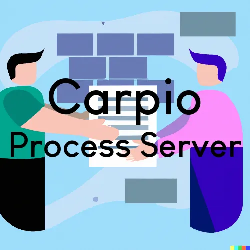 Carpio, North Dakota Process Servers