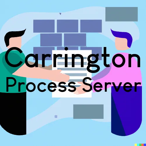 Carrington, North Dakota Process Servers and Field Agents