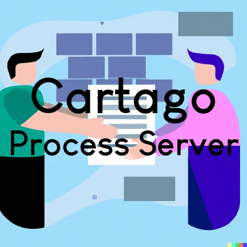 Cartago, CA Process Servers and Courtesy Copy Messengers
