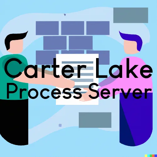 Carter Lake, IA Process Server, “Corporate Processing“ 