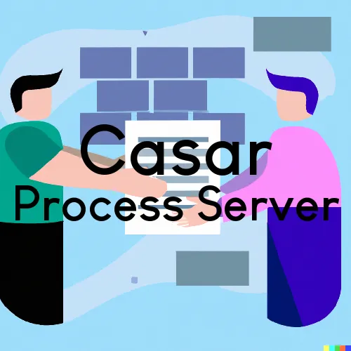 Casar, North Carolina Process Servers