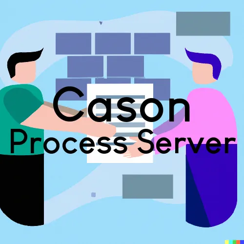Cason, TX Process Server, “Server One“ 