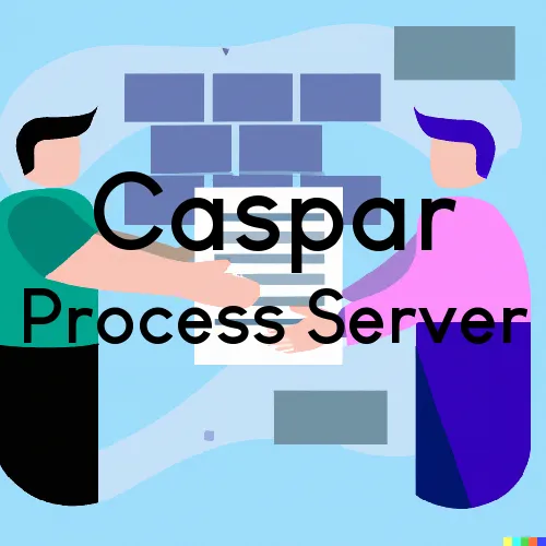 Caspar, CA Process Servers and Courtesy Copy Messengers
