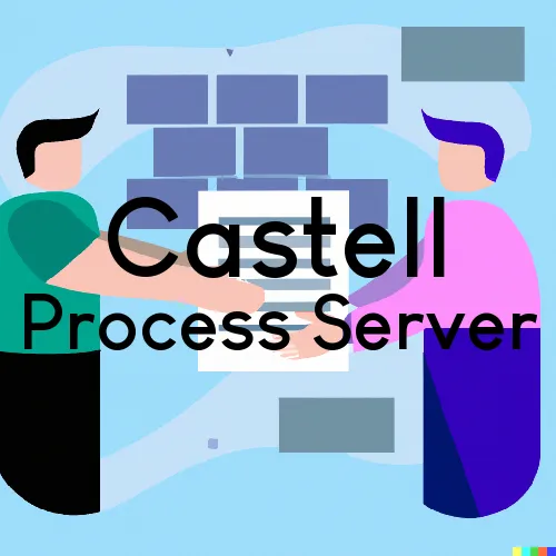 Castell, Texas Subpoena Process Servers