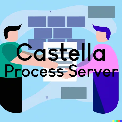 Castella, California Process Server, “Server One“ 