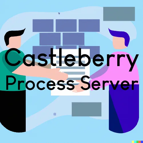 Castleberry, AL Process Servers in Zip Code 36432