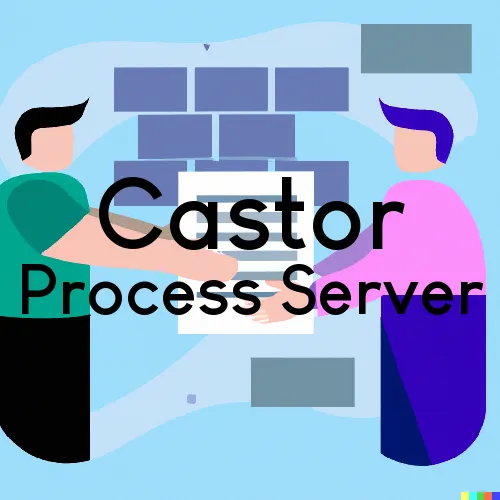 Castor, Louisiana Process Servers and Field Agents