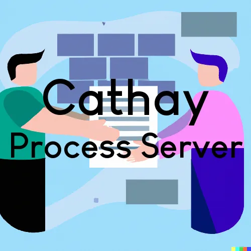 Cathay, ND Process Server, “Process Support“ 