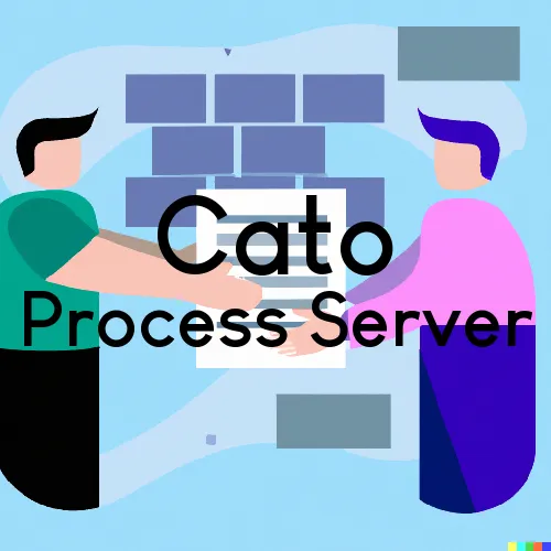 Cato, New York Process Servers and Field Agents