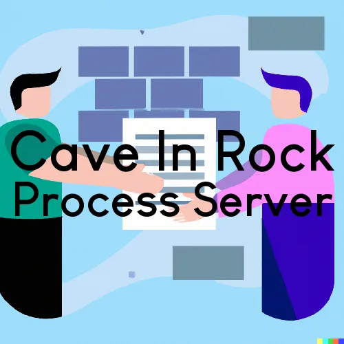 Cave In Rock, IL Process Server, “Rush and Run Process“ 