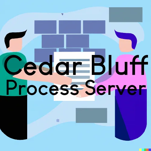 Process Servers in Cedar Bluff, Alabama