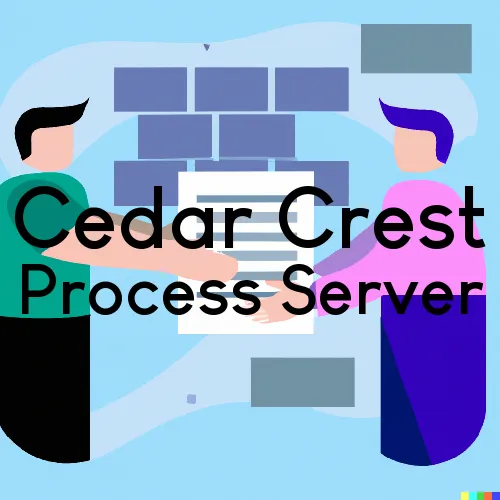 Cedar Crest, New Mexico Process Servers and Field Agents