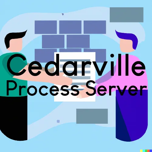 Cedarville, West Virginia Process Servers 