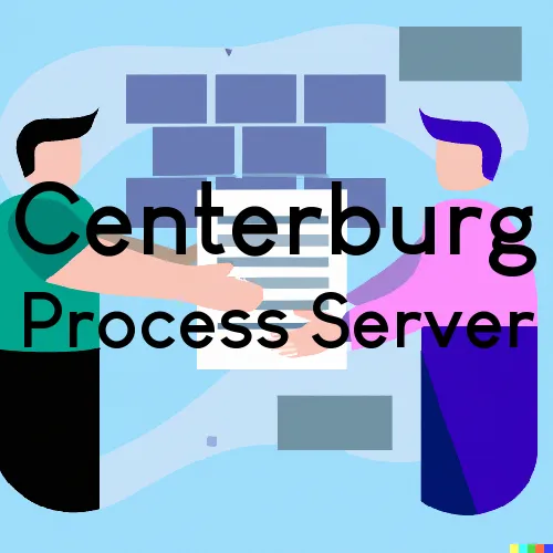 Centerburg, OH Process Servers and Courtesy Copy Messengers