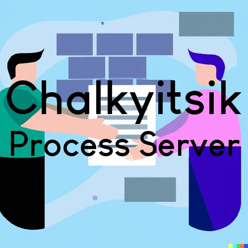 Chalkyitsik, AK Process Servers and Courtesy Copy Messengers