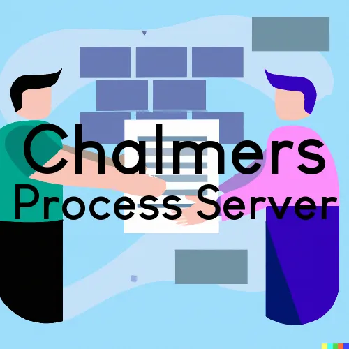 Chalmers, Indiana Process Servers and Field Agents
