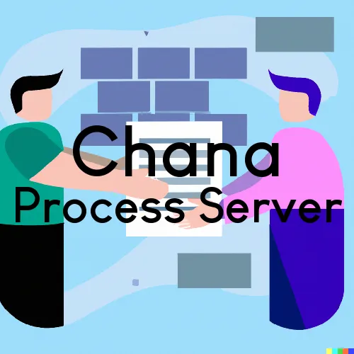 Chana, IL, Zip Code 61015 Process Servers