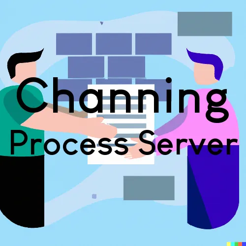 Courthouse Runner and Process Servers in Channing