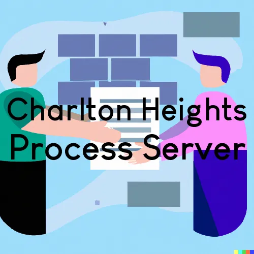Charlton Heights, West Virginia Process Servers