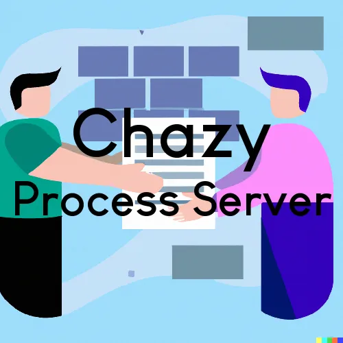 Chazy, NY Process Server, “On time Process“ 
