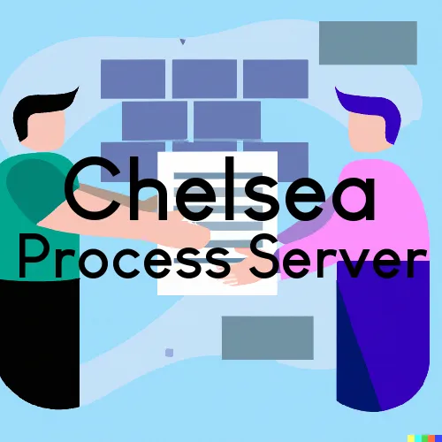 Process Servers in Zip Code Area 35043 in Chelsea