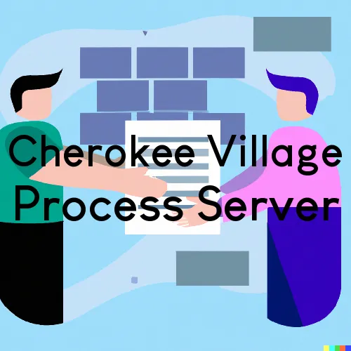 Cherokee Village, AR Process Servers in Zip Code 72529