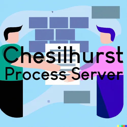 Chesilhurst, NJ Process Server, “Rush and Run Process“ 