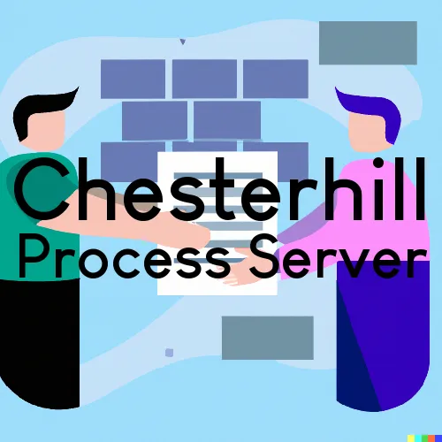 Chesterhill, OH Process Servers and Courtesy Copy Messengers