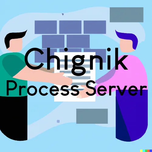 Chignik, AK Process Server, “Server One“ 