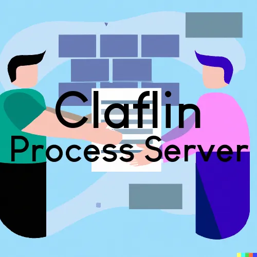 Claflin, KS Process Server, “SKR Process“ 