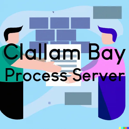 Clallam Bay, WA Process Serving and Delivery Services