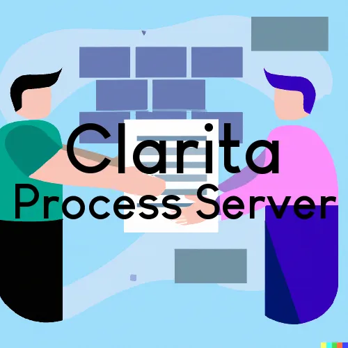 Clarita, Oklahoma Process Servers