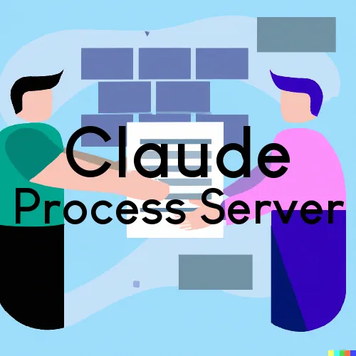 Claude, Texas Process Servers