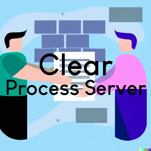Process Servers in Zip Code Area 99704 in Clear
