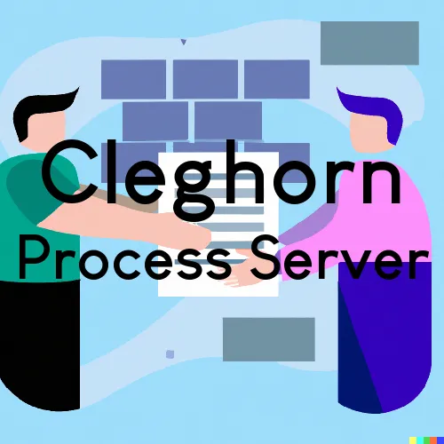 Cleghorn, IA Process Server, “SKR Process“ 