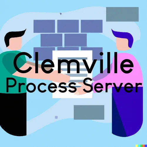 Clemville, TX Process Servers and Courtesy Copy Messengers