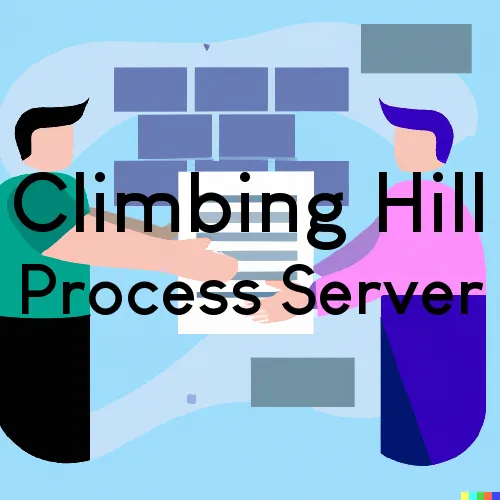 Climbing Hill, IA Process Server, “Best Services“ 