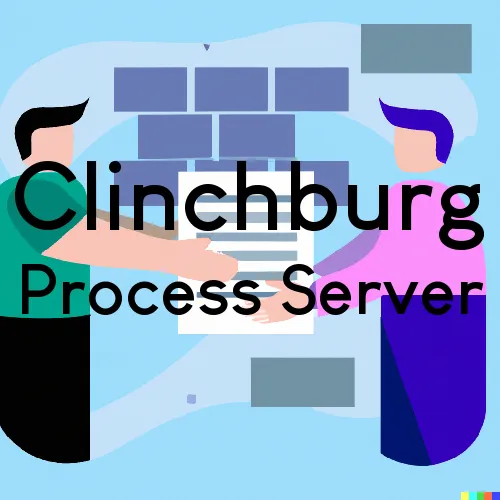 Clinchburg, VA Process Servers and Courtesy Copy Messengers