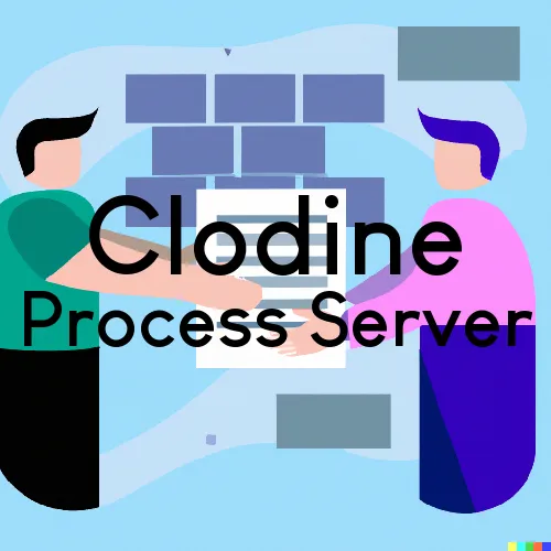 Clodine, Texas Process Servers