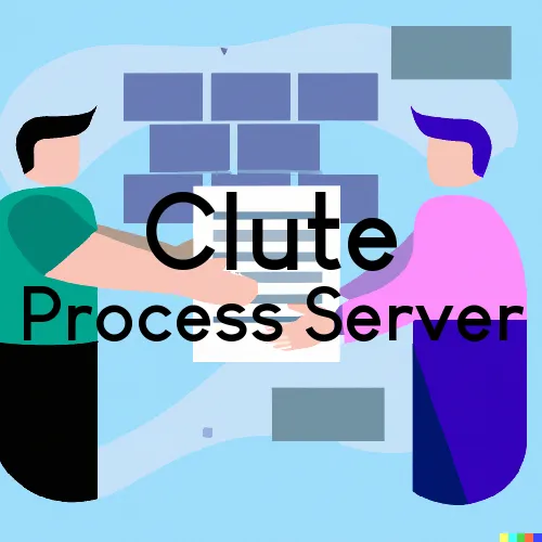 Clute, TX Process Server, “Server One“