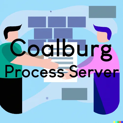 Coalburg, AL Process Servers and Courtesy Copy Messengers