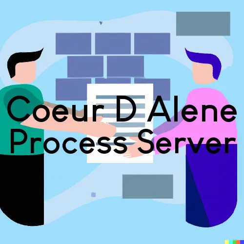 Coeur D Alene, ID Process Server, “Legal Support Process Services“ 