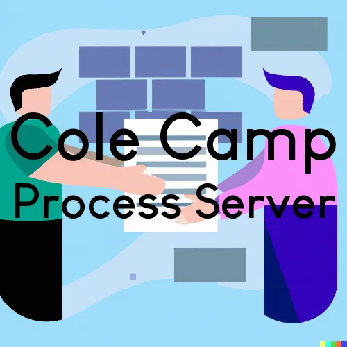 Cole Camp, MO Process Servers and Courtesy Copy Messengers